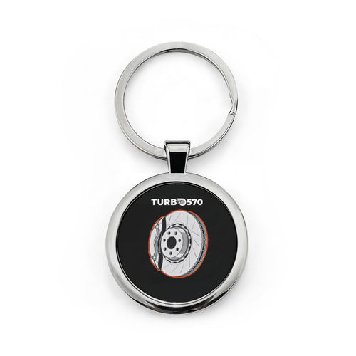 Brakes Stainless Steel Keychain - Turbo570
