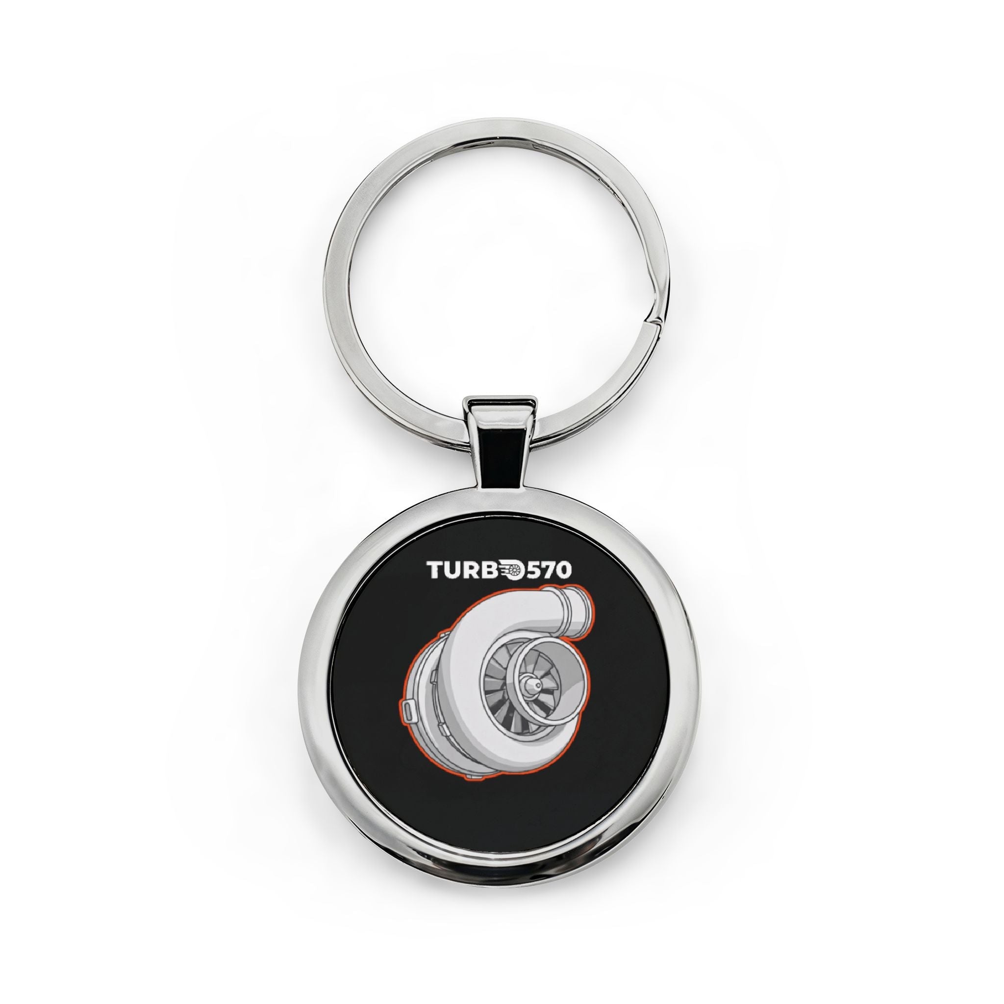 Turbo Stainless Steel Keychain - Turbo570
